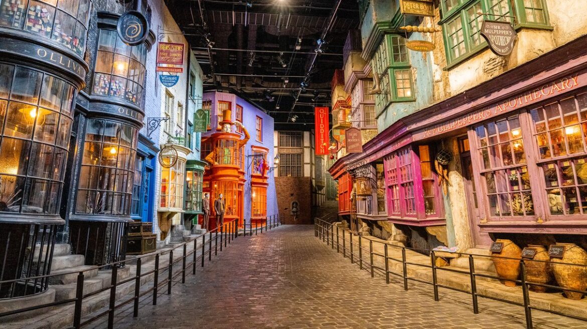 Diagon Alley film set at Warner Bros. Studios Japan