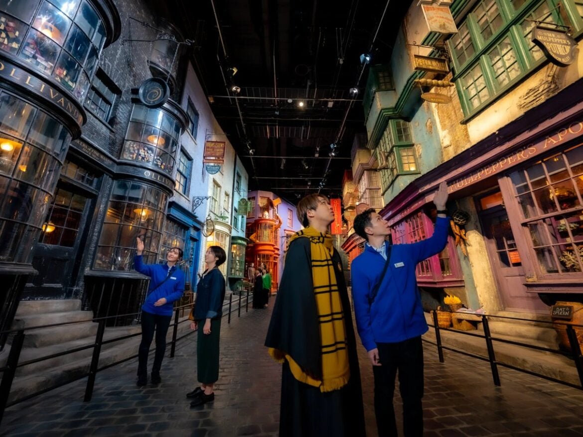 Diagon Alley set at Warner Bros. Studios Japan