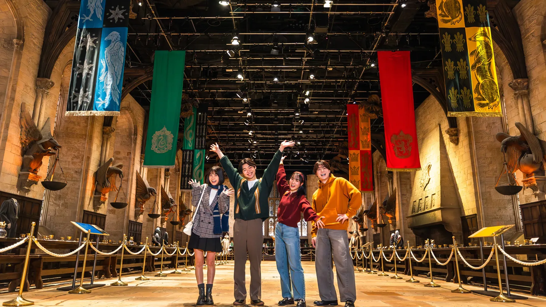 Great Hall set at Warner Bros. Studios Japan