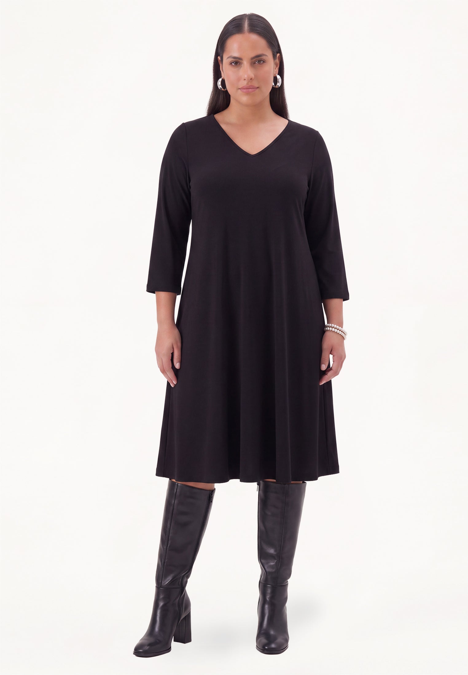 Robe midi Yoek noire