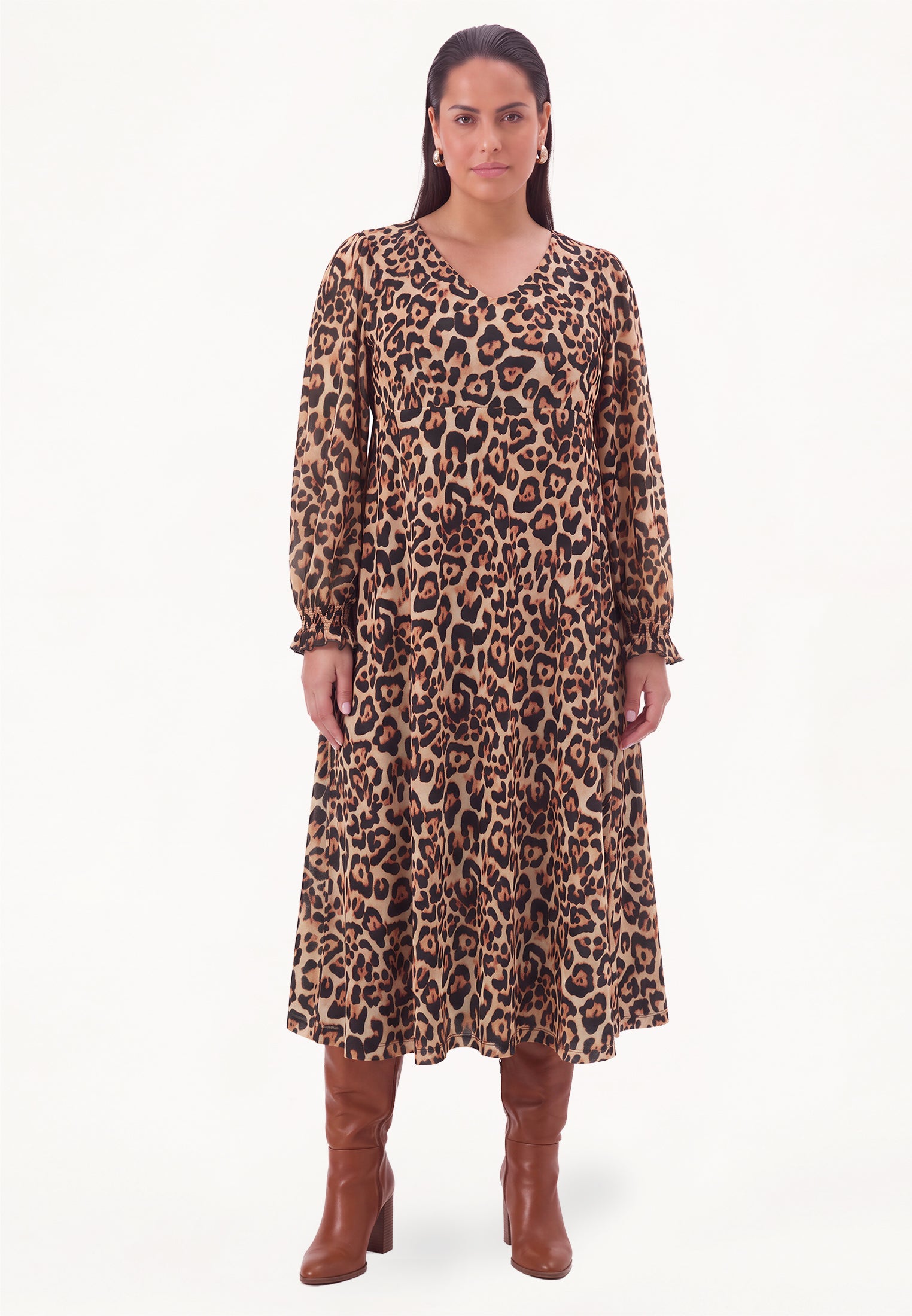 Robe midi Yoek Leony multicolore