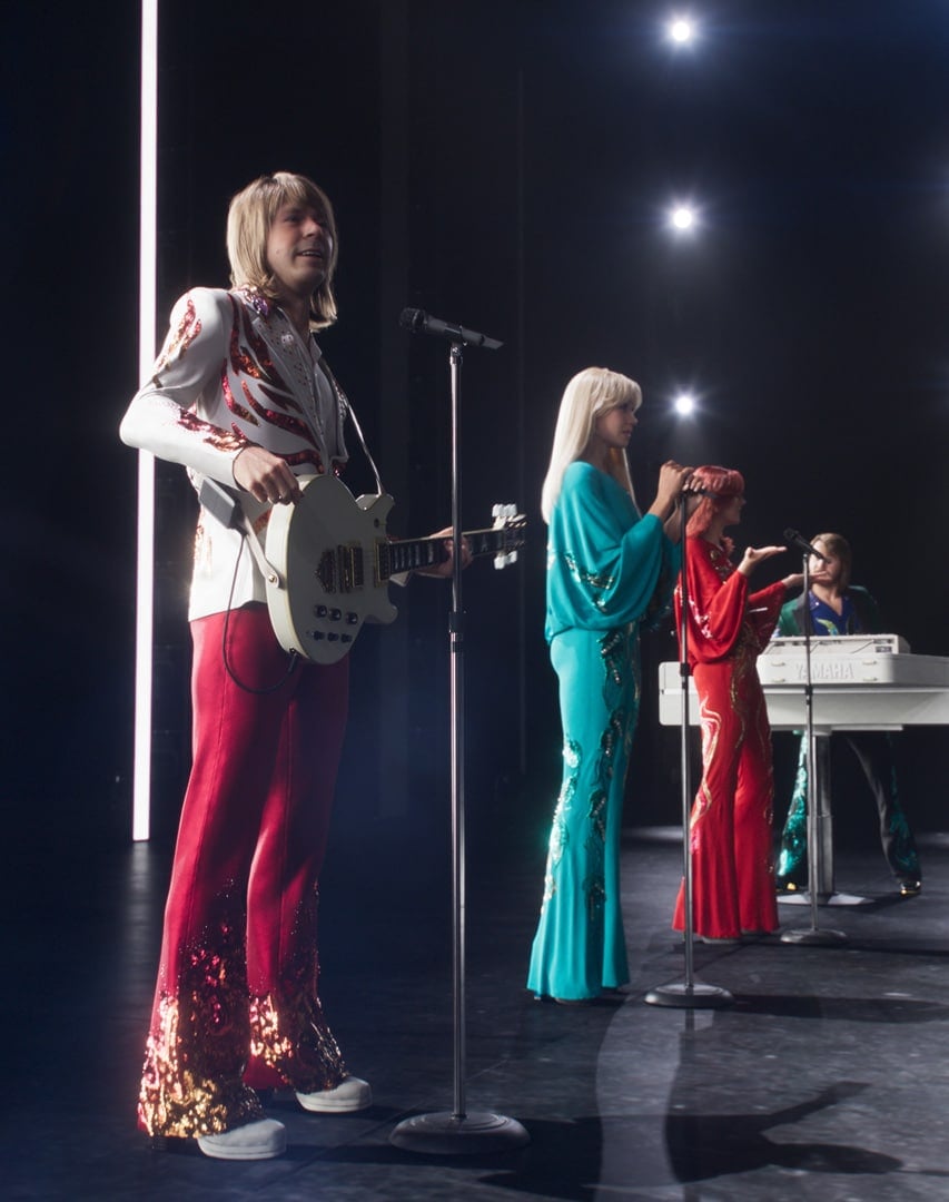The live band performing at ABBA Voyage