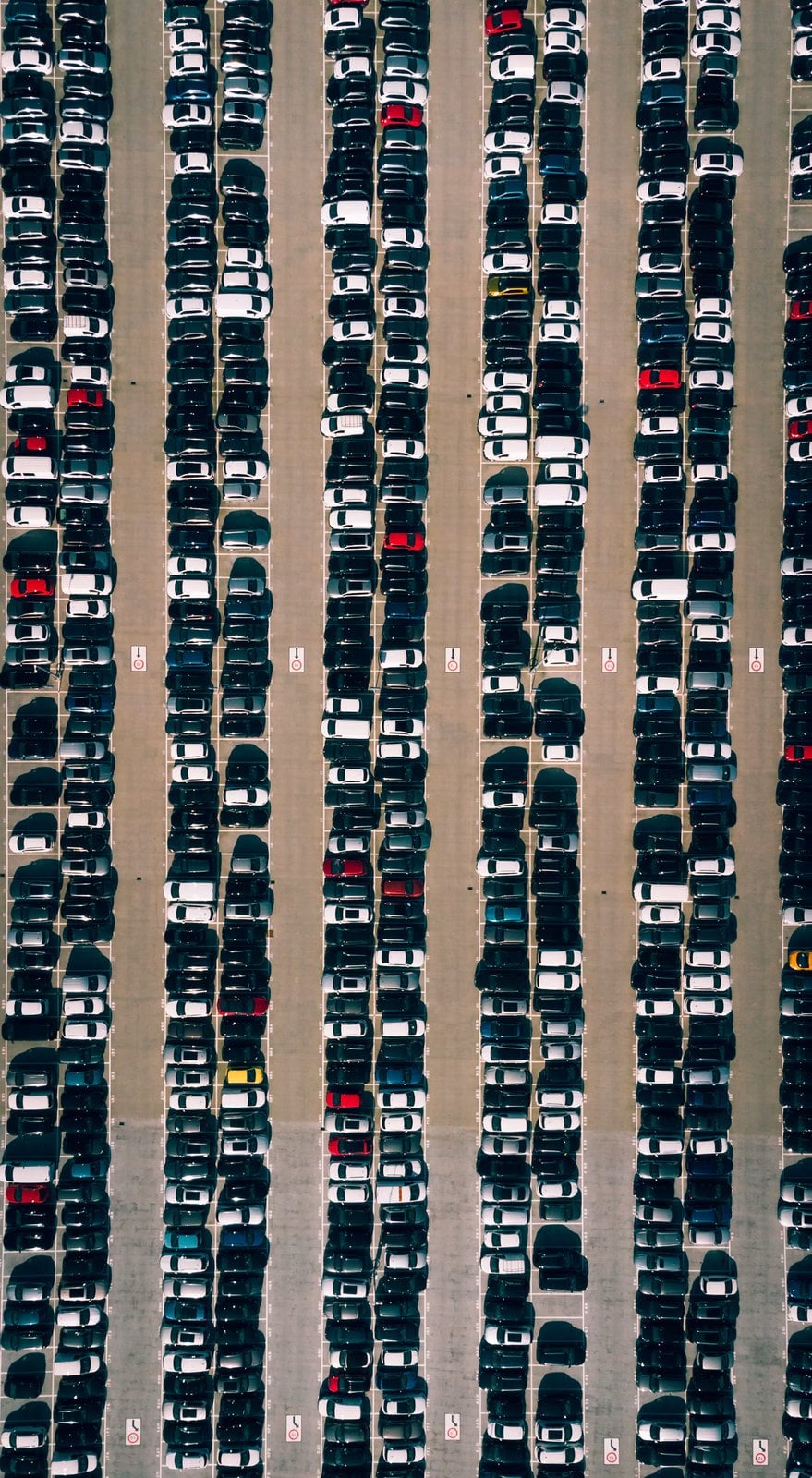 Car and travel scene representing a terminal handover