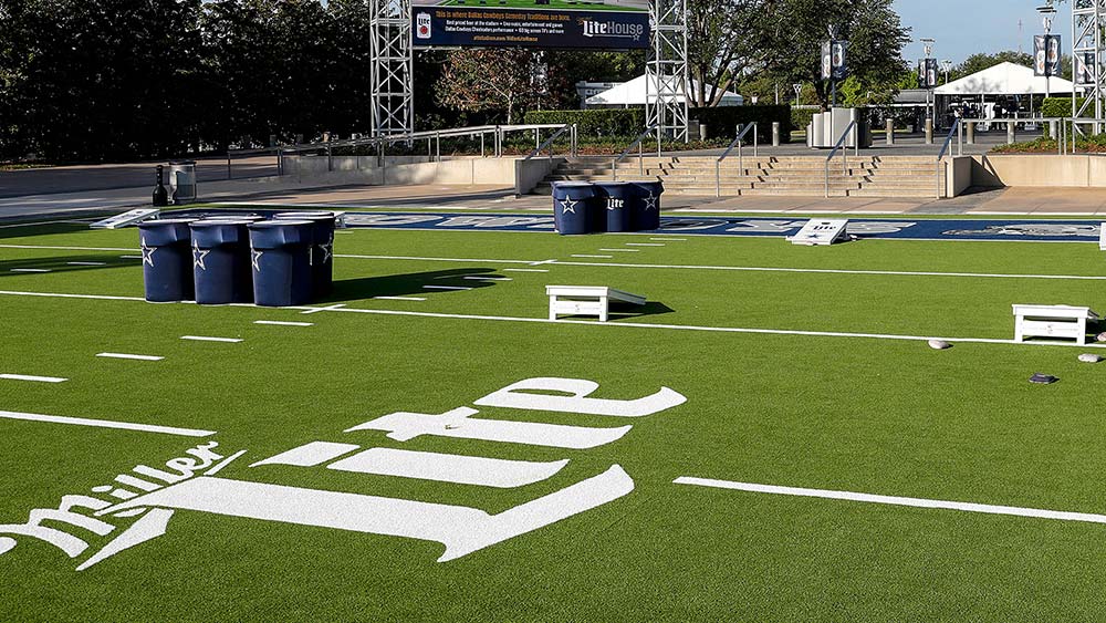 LiteHouse turf game area at AT&T Stadium