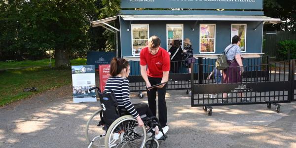Accessible route and facilities at Blenheim Palace