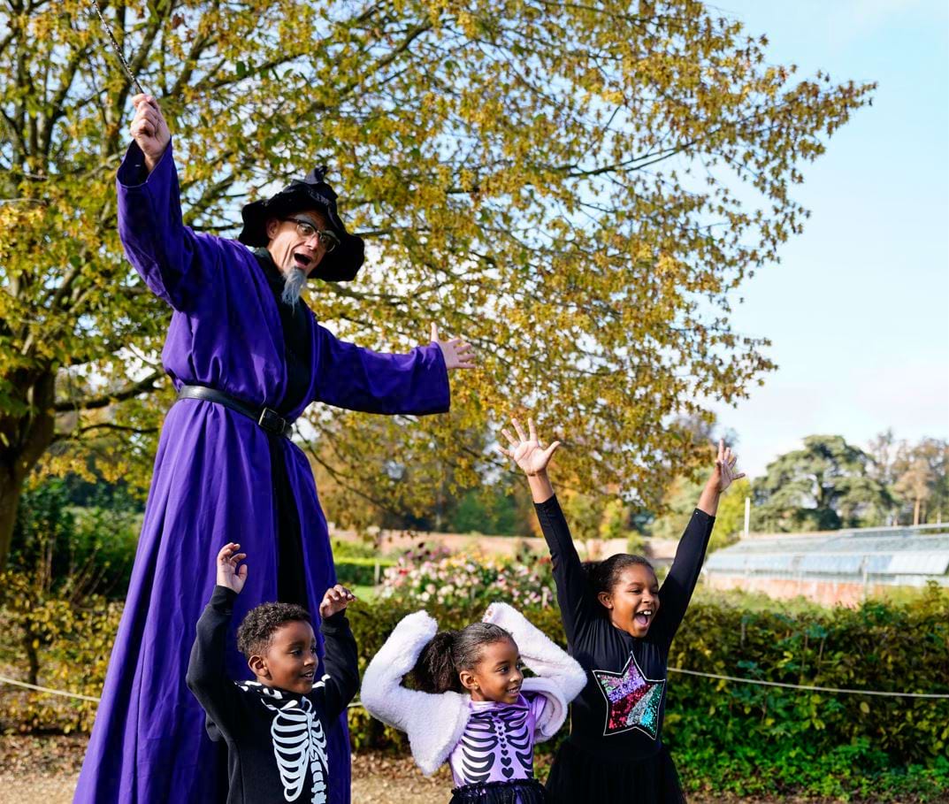 Wizard display for Haunted Half Term at Blenheim Palace