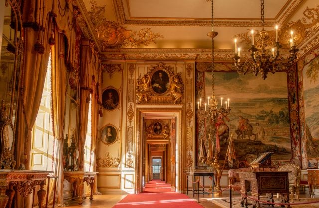 Historic interior at Blenheim Palace