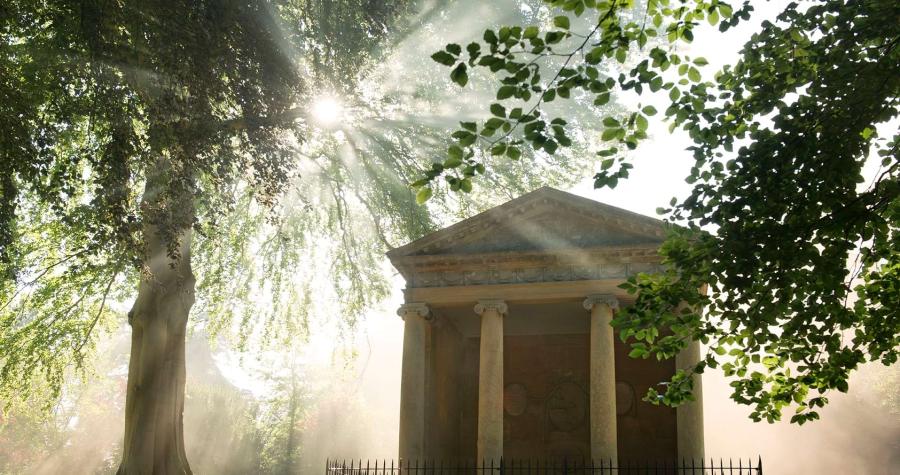 The Temple of Diana within Blenheim Palace grounds