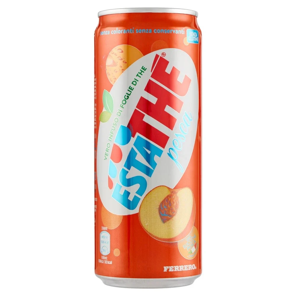 Estathé Pfirsichgetränk in der Dose