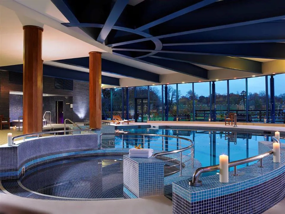 The swimming pool at Castleknock Hotel