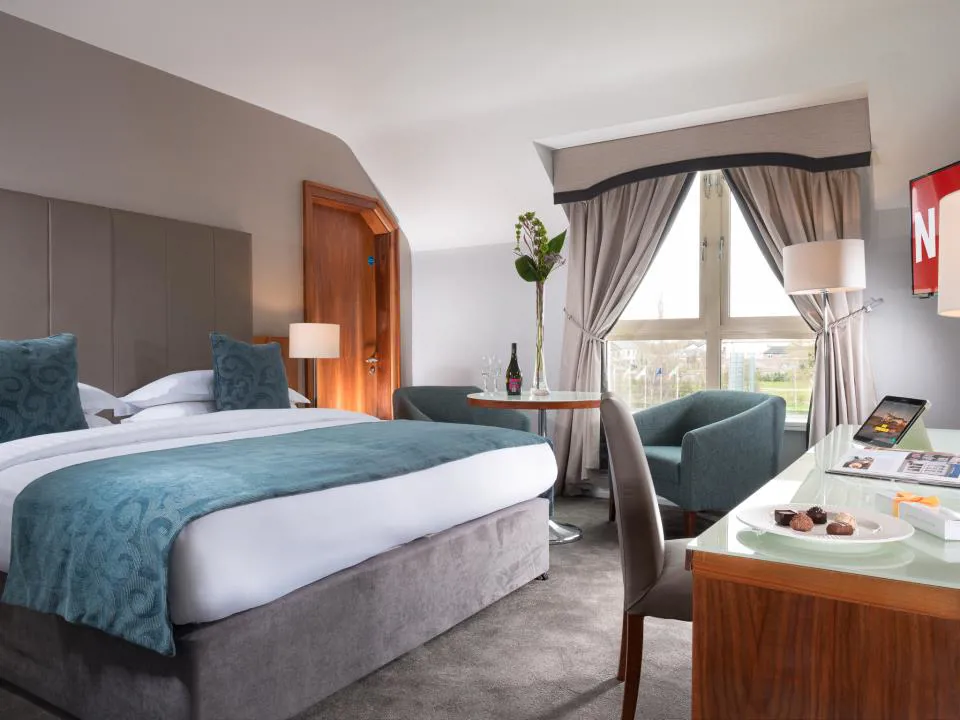 A superior double bedroom at Castleknock Hotel