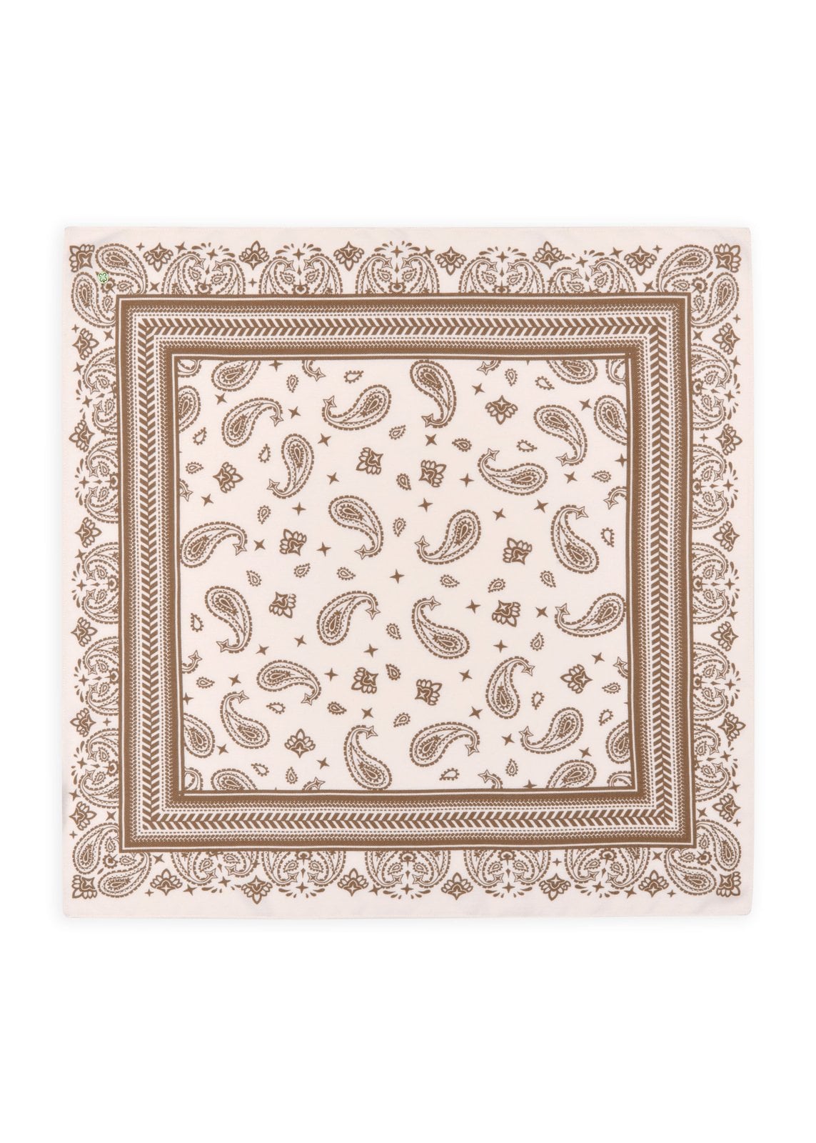 Quadratisches Tuch mit Paisley-Muster in warmen Farbtönen