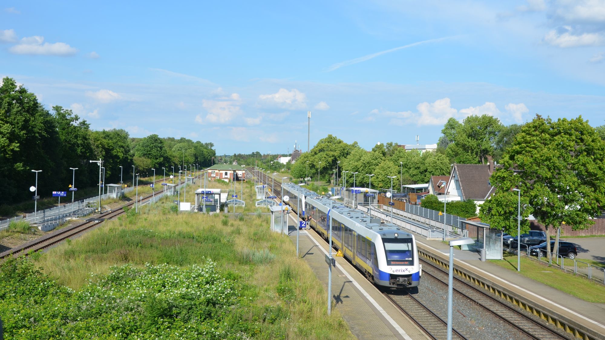 Regionalzug am Bahnhof Salzgitter-Ringelheim