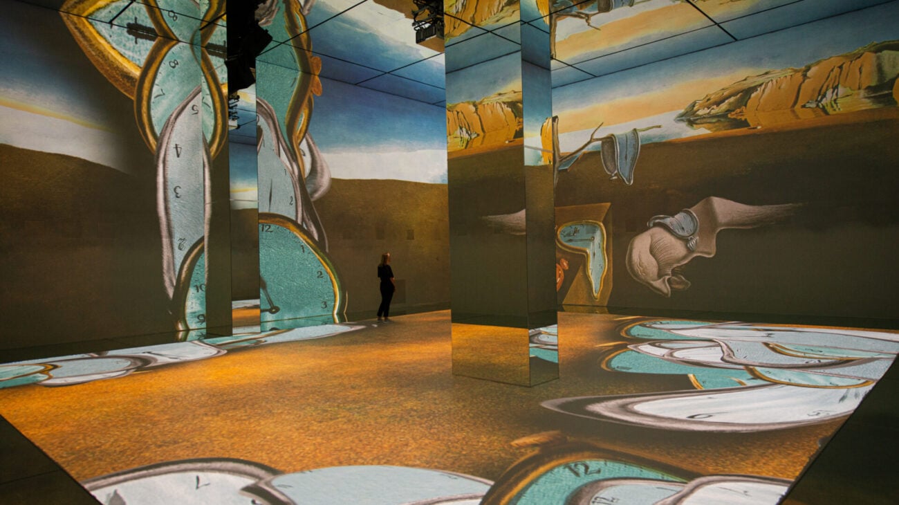 Surrealist Dali artwork in the Beyond Reality gallery