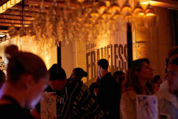 Frameless Lates evening gallery scene