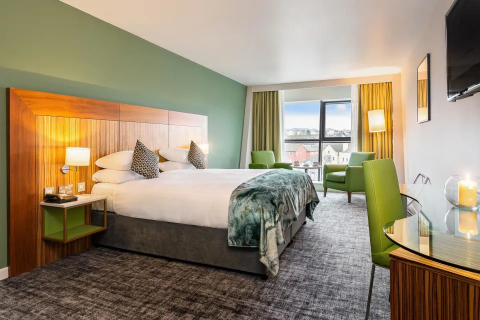 Bedroom at The Glasshouse Hotel