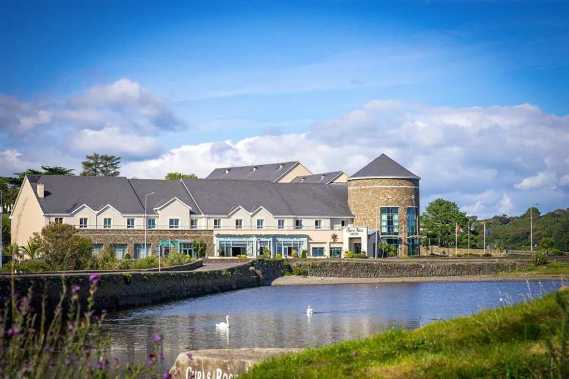 Irish hotel grounds in a rural setting