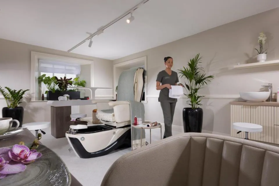 Treatment room at the spa at Tulfarris Hotel & Golf Resort