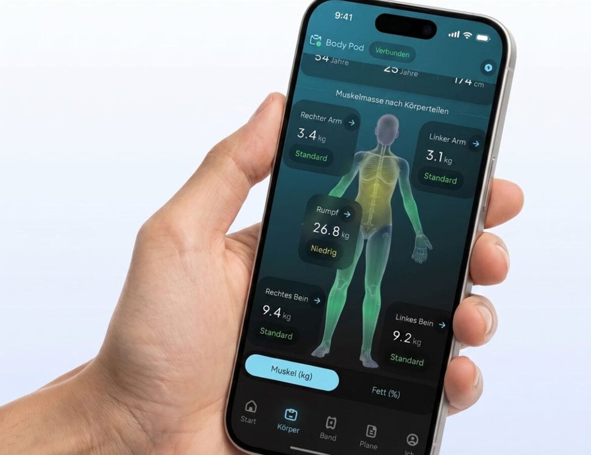 Hume Body Check mit App-Auswertung
