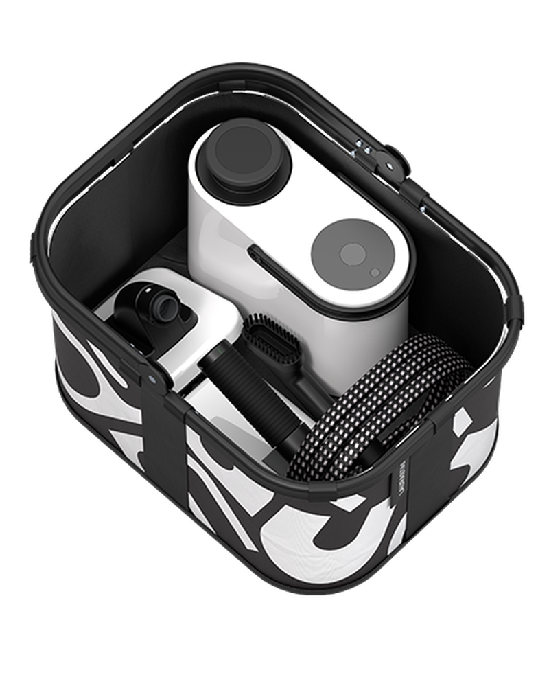 Laurastar ironing system packed in its carry case
