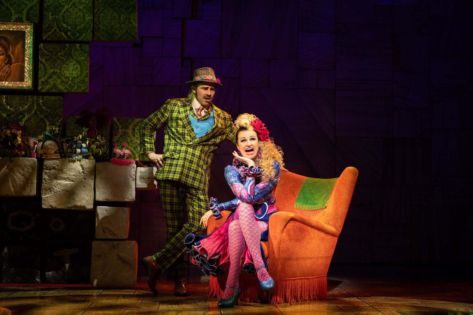 Young performers in an ensemble scene from Matilda The Musical