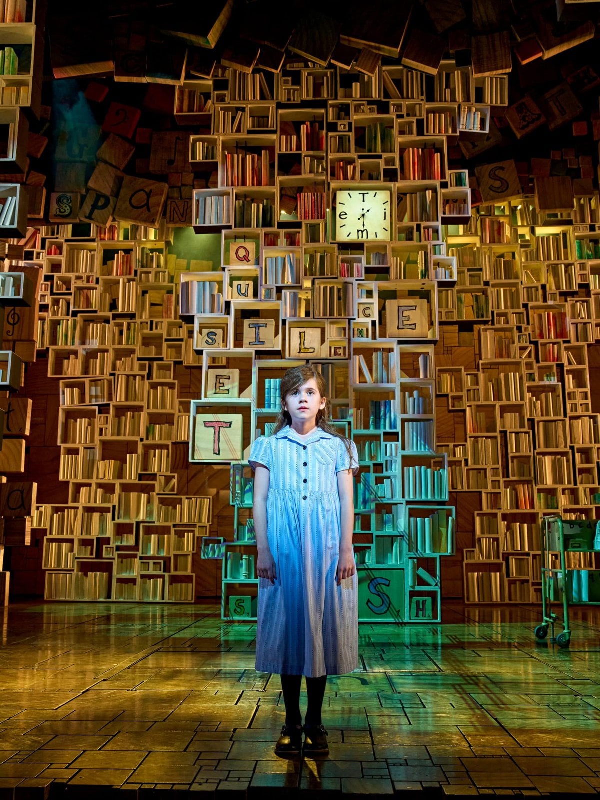 A production moment from Matilda the Musical