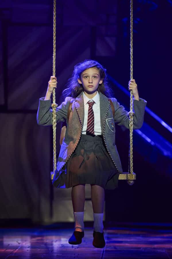 Felicity Brown as Matilda in a UK tour production