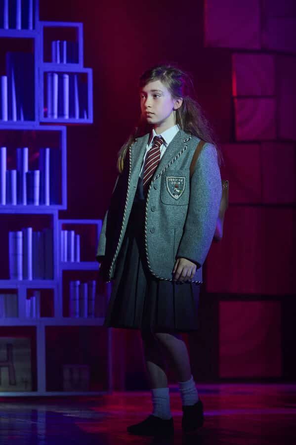 Matilda cast in a UK tour production