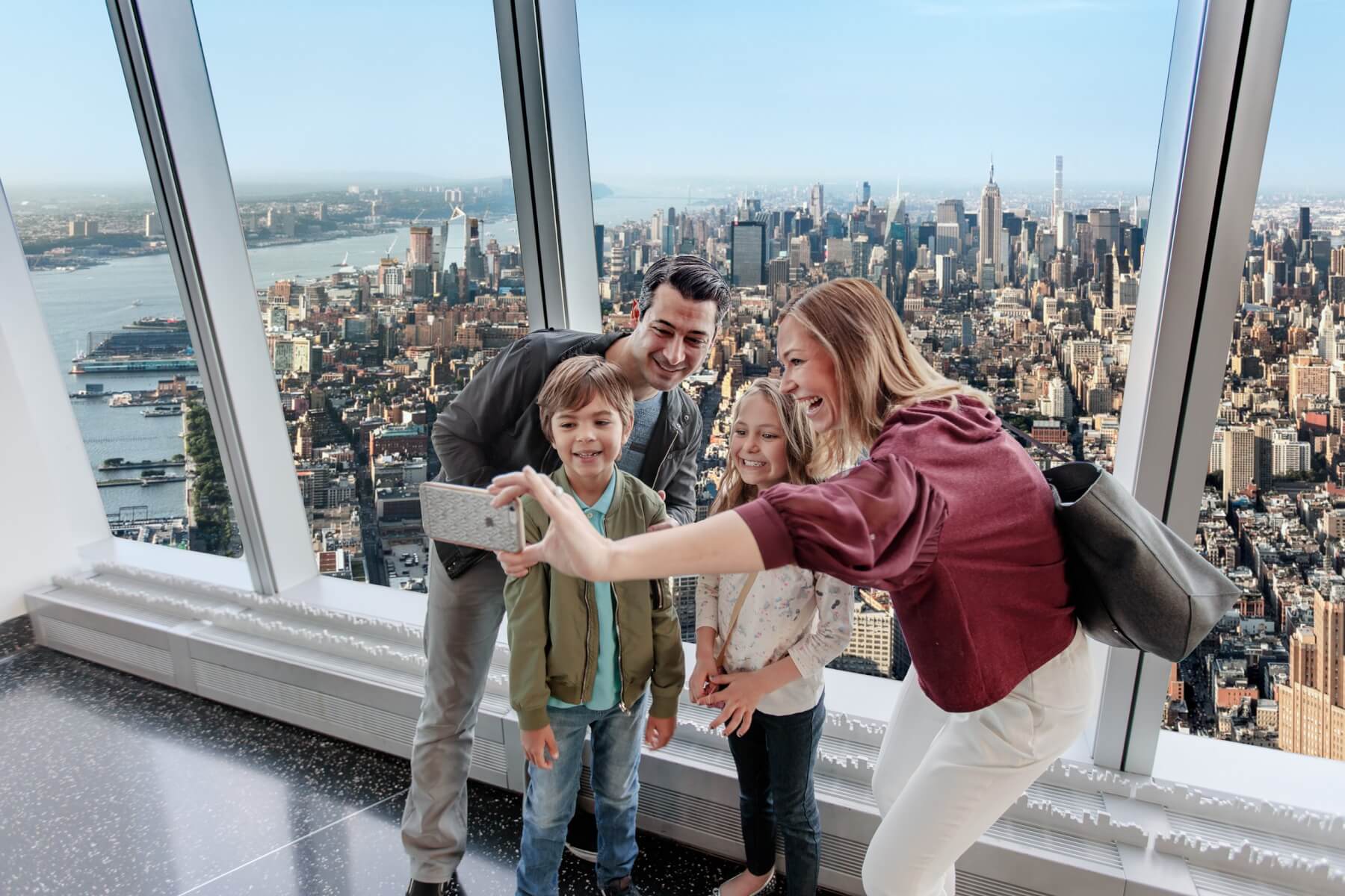 Interior view inside One World Observatory