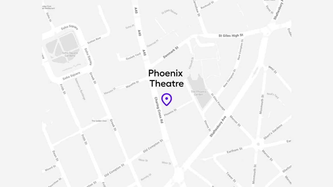 Phoenix Theatre exterior associated with the London production