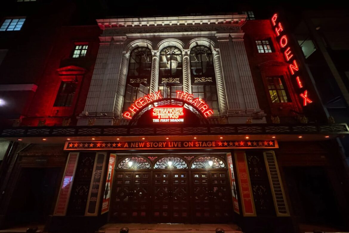 Phoenix Theatre exterior associated with Stranger Things: The First Shadow