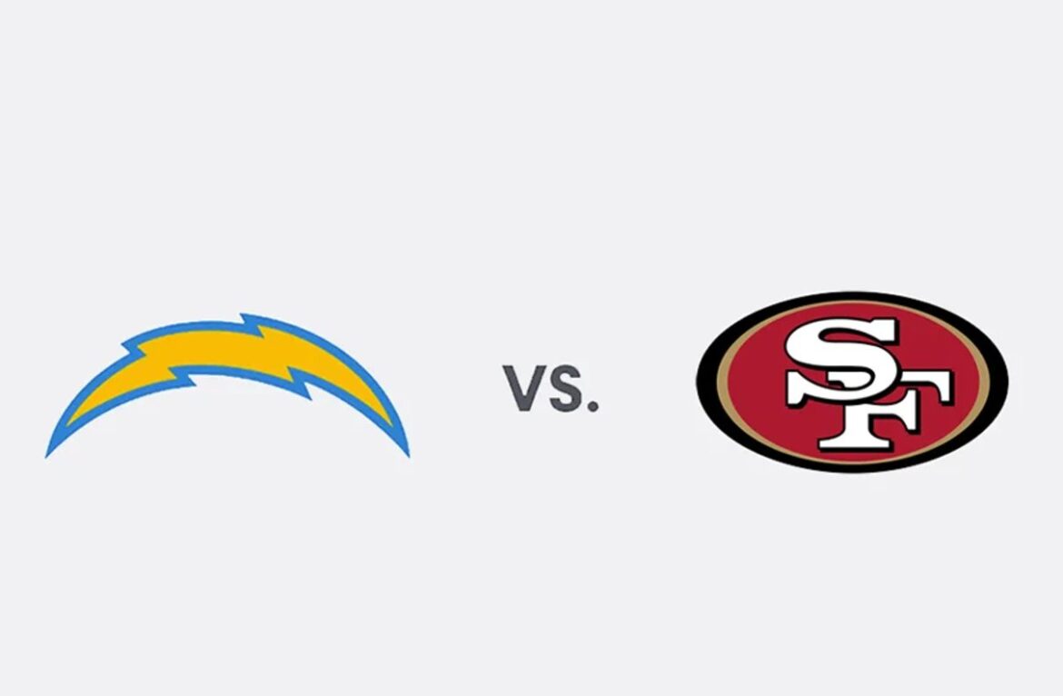 Chargers and 49ers game at SoFi Stadium