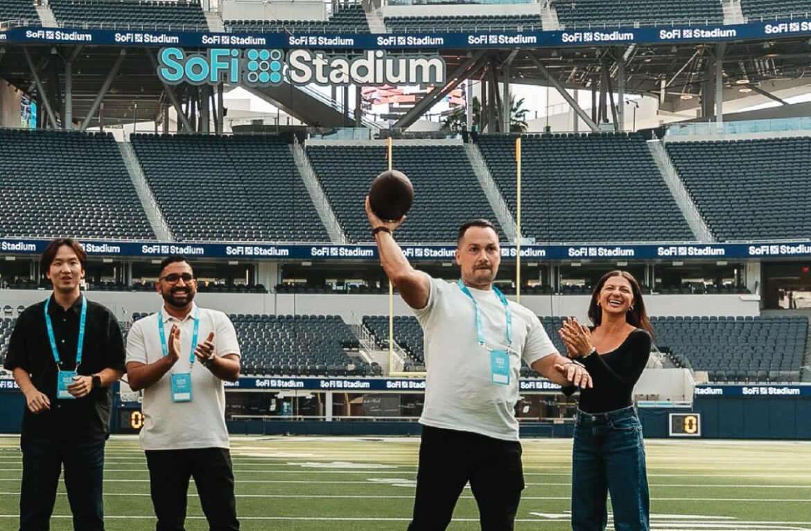 SoFi Stadium prepared for a Rally Day tour before a home game