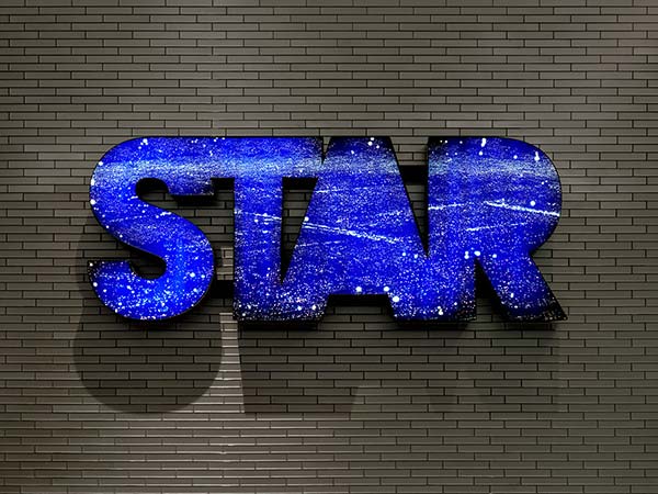 Star artwork from the stadium art collection