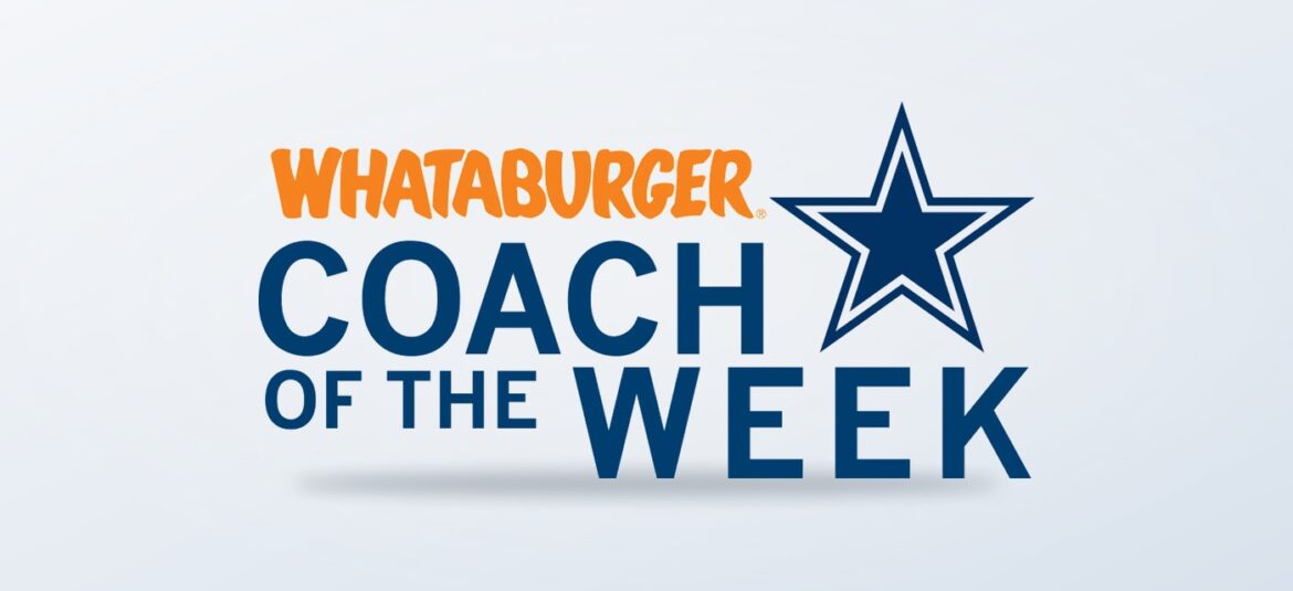 Dallas Cowboys imagery displayed on a screen at The Star in Frisco