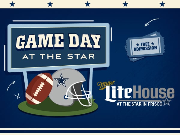 Game day activity at The Star in Frisco