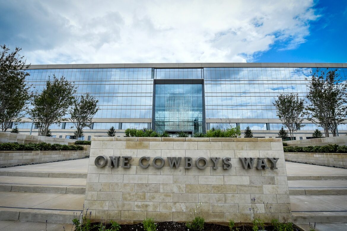 Dallas Cowboys headquarters building at The Star in Frisco