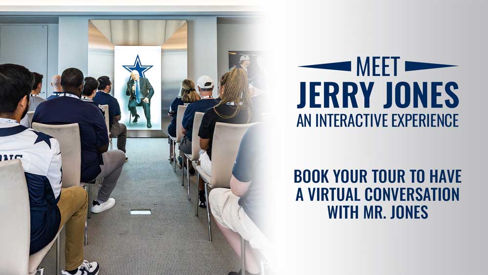 Jerry Jones virtual conversation feature for Owner’s Experience