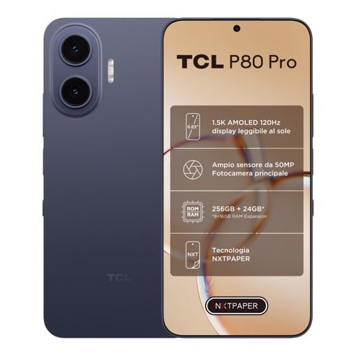 Smartphone TCL P80 Pro blu