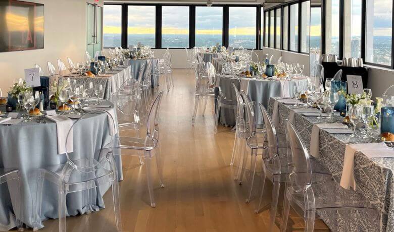 Studio 50 event space at View Boston Observation Deck